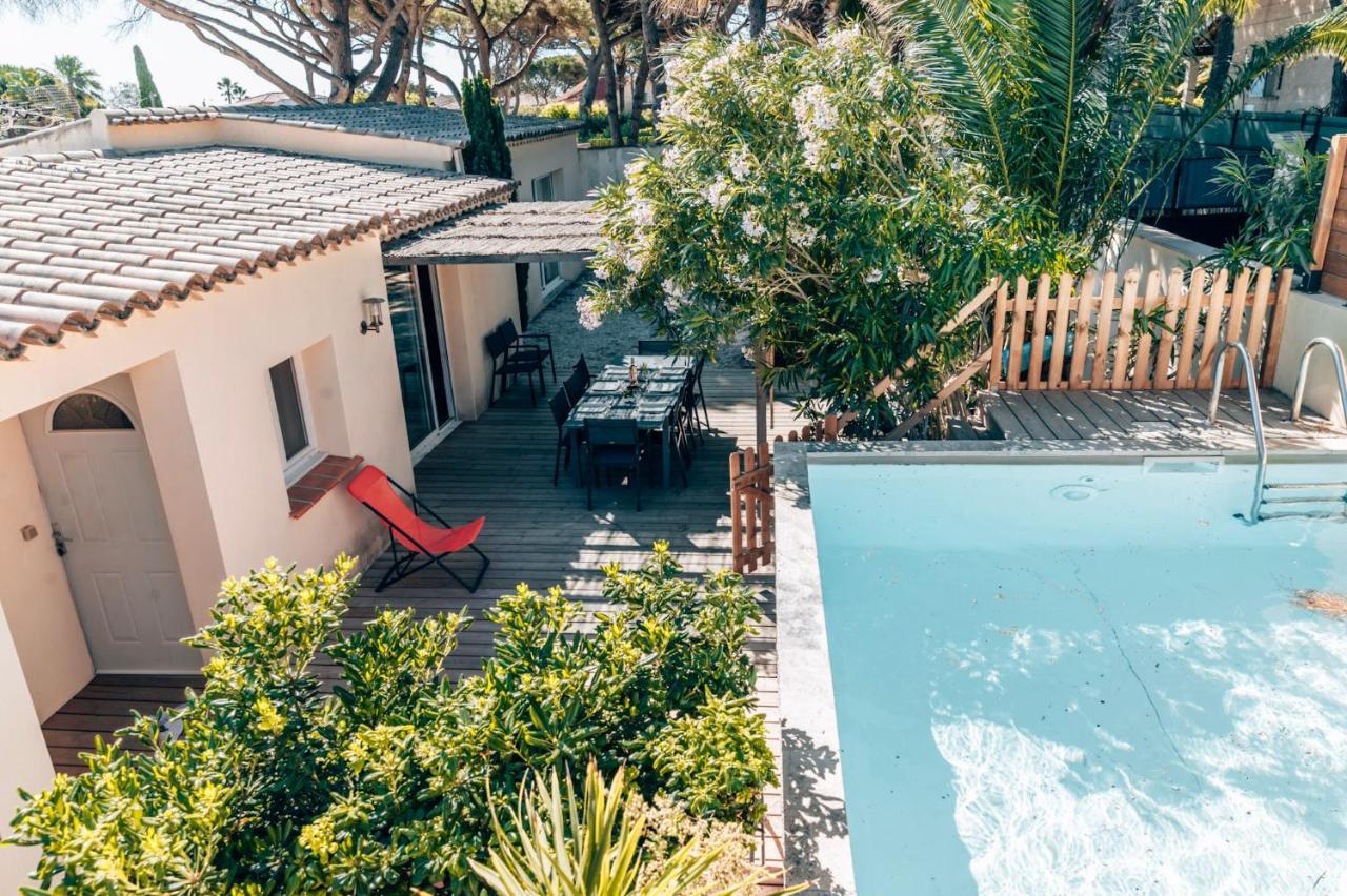 Maison Familiale Avec Piscine Privee, Plage A Pied, Frais Obligatoires A Regler A L'Arrivee, Linge 15E Par Pers & Menage 70E Par Sejour Voir Profil Mandatory Fees In Cash To Be Paid On Arrival Linen 15E Per Person 70E Housekeeping Per Stay Sainte-Maxime Exteriér fotografie