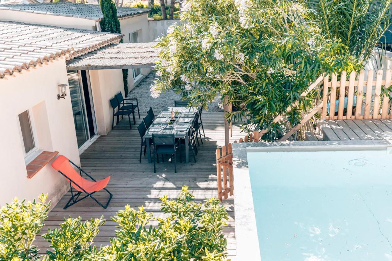Maison Familiale Avec Piscine Privee, Plage A Pied, Frais Obligatoires A Regler A L'Arrivee, Linge 15E Par Pers & Menage 70E Par Sejour Voir Profil Mandatory Fees In Cash To Be Paid On Arrival Linen 15E Per Person 70E Housekeeping Per Stay Sainte-Maxime Exteriér fotografie